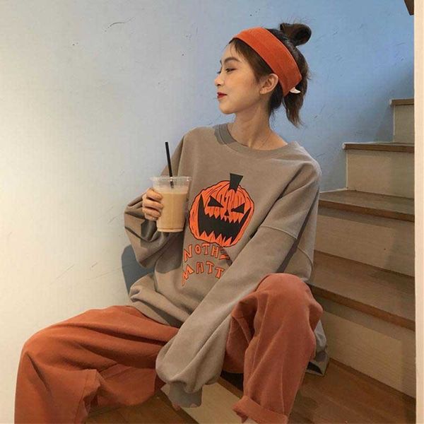 nicemix harajuku sweatshirt women patchwork pullovers pumpkin print jumpers fake 2 pieces streetwear pull military ranger, Black
nicemix harajuku sweatshirt women patchwork pullovers pumpkin print jumpers fake 2 pieces streetwear pull military ranger, Black