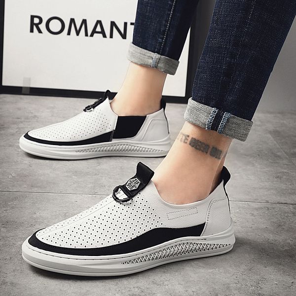 fashion soft leather men driving boat loafers new casual shoes outdoor breathable moccasins for men leather flats sneaker shoes, Black
fashion soft leather men driving boat loafers new casual shoes outdoor breathable moccasins for men leather flats sneaker shoes, Black