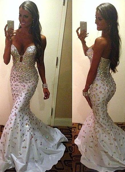 2019 new vestidos de noiva dresses evening wear sweetheart crystal major beading mermaid sweep train saudi arabia luxury prom party gowns, Black;red
2019 new vestidos de noiva dresses evening wear sweetheart crystal major beading mermaid sweep train saudi arabia luxury prom party gowns, Black;red