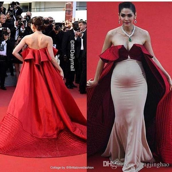 2019 red carpet взлетно-посадочной полосы моды вечерние платья русалка без бретелек развертки поезд выпускного вечера партии платья cumstom, Black;red
2019 red carpet взлетно-посадочной полосы моды вечерние платья русалка без бретелек развертки поезд выпускного вечера партии платья cumstom, Black;red