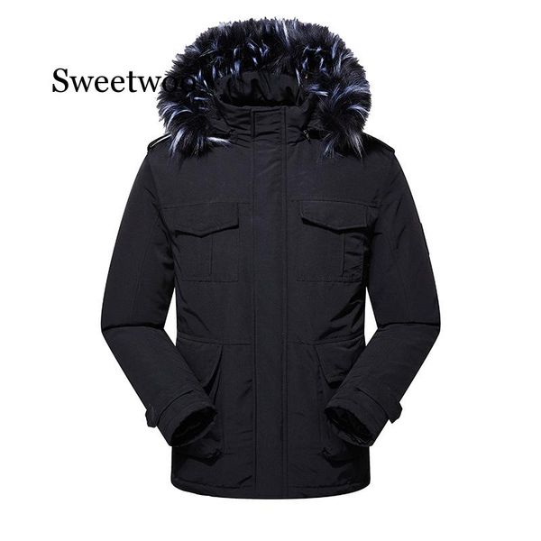 winter warmth thicken hooded jacket parkas coat color solid hip hop extra large length windbreaker fur collar l-5xl, Black
winter warmth thicken hooded jacket parkas coat color solid hip hop extra large length windbreaker fur collar l-5xl, Black