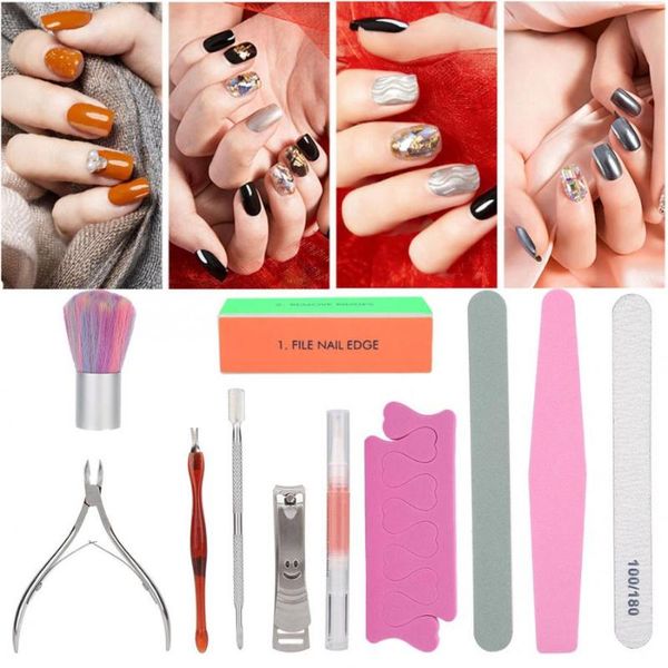 professional nail art kit 11pcs multi-functional manicure pedicure nail clipper set removing dead skin tools kits
professional nail art kit 11pcs multi-functional manicure pedicure nail clipper set removing dead skin tools kits