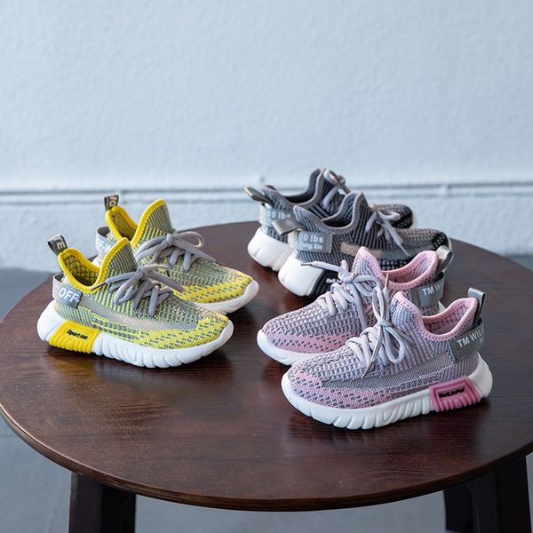 kids running shoes korean children 2019 breathable flying woven casual basketball sport shoes boys girls designer sneakers track sneakers, Black 
kids running shoes korean children 2019 breathable flying woven casual basketball sport shoes boys girls designer sneakers track sneakers, Black