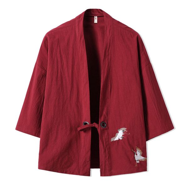 japanese ethnic cardigan coat chinese style summer linen cotton kimono jacket cool hiphop embroidery streetwear kimono fashion y, Black;brown
japanese ethnic cardigan coat chinese style summer linen cotton kimono jacket cool hiphop embroidery streetwear kimono fashion y, Black;brown