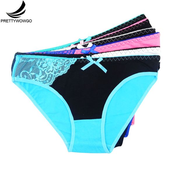 prettywowgo 6pcs/lot 2017 patchwork lace women cotton beiefs panties 6990, Black;pink
prettywowgo 6pcs/lot 2017 patchwork lace women cotton beiefs panties 6990, Black;pink