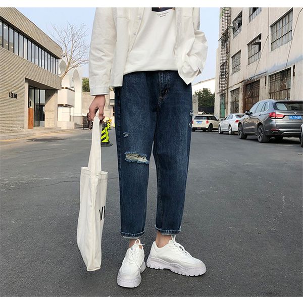 19/new products spring and summer hole jeans nine points loose leisure ins port wind wild blue
19/new products spring and summer hole jeans nine points loose leisure ins port wind wild blue