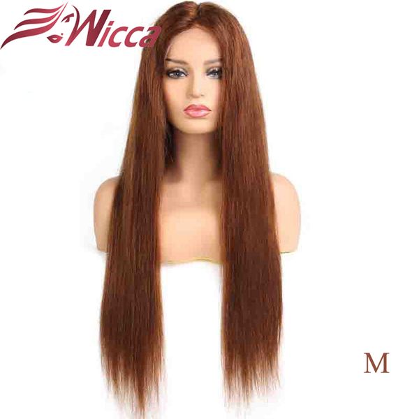 wicca 13x6 lace front human hair wigs with baby hair 180 density brazilian remy bleached knots for women middle ration, Black;brown 
wicca 13x6 lace front human hair wigs with baby hair 180 density brazilian remy bleached knots for women middle ration, Black;brown