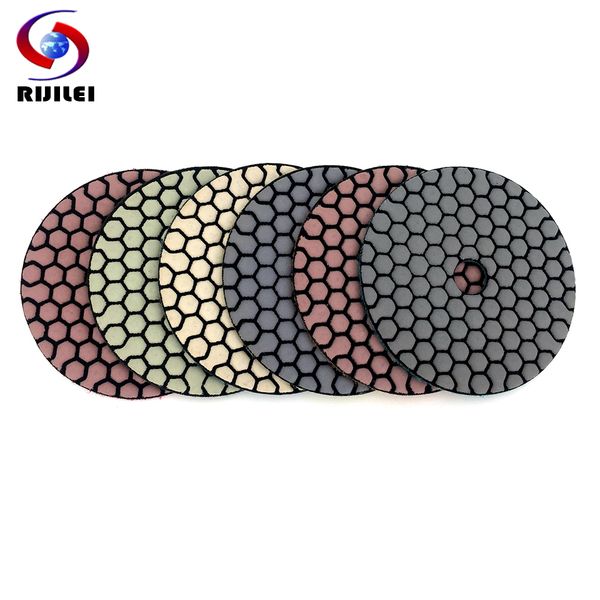rijilei 6 pcs 100mm dry polishing pad 4 inch sharp type diamond polishing pads for granite marble sanding disc for stone 4g-6
rijilei 6 pcs 100mm dry polishing pad 4 inch sharp type diamond polishing pads for granite marble sanding disc for stone 4g-6