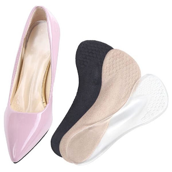 1pair silicone shoes pads 3/4 length gel orthopedic insoles breathable absorption arch support soles for women high heels, Black
1pair silicone shoes pads 3/4 length gel orthopedic insoles breathable absorption arch support soles for women high heels, Black
