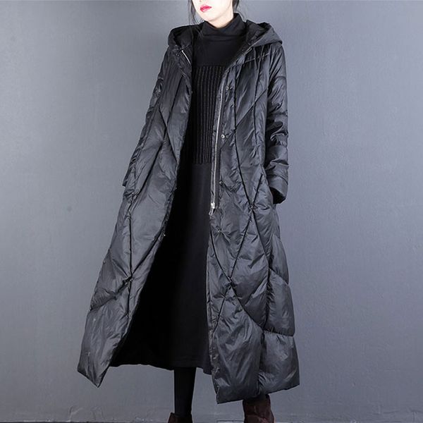 hooded slim knee long cotton jacket women 2018 winter new parkas down cotton padded jacket loose street large size women coat 20, Black
hooded slim knee long cotton jacket women 2018 winter new parkas down cotton padded jacket loose street large size women coat 20, Black