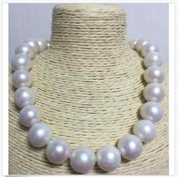 excellent huge south sea 13.5-15mm white pearl necklace 18" 14k gold clasp + box, Silver
excellent huge south sea 13.5-15mm white pearl necklace 18" 14k gold clasp + box, Silver