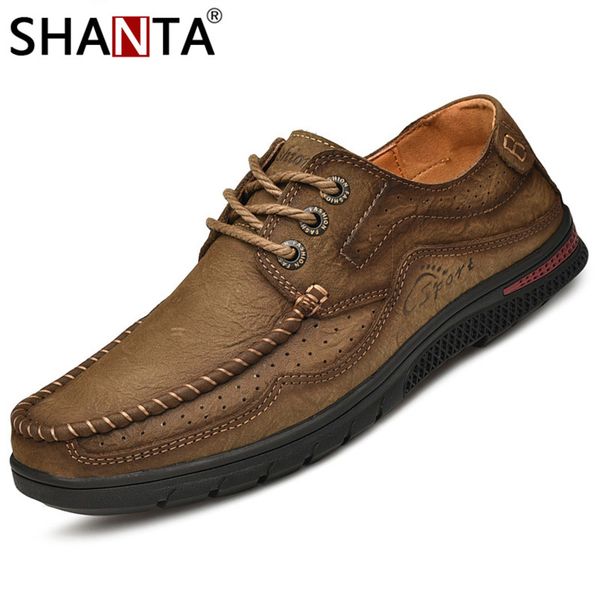 shanta 2019 new men shoes genuine leather casual shoes men business flats autumn cow leather sneakers, Black
shanta 2019 new men shoes genuine leather casual shoes men business flats autumn cow leather sneakers, Black