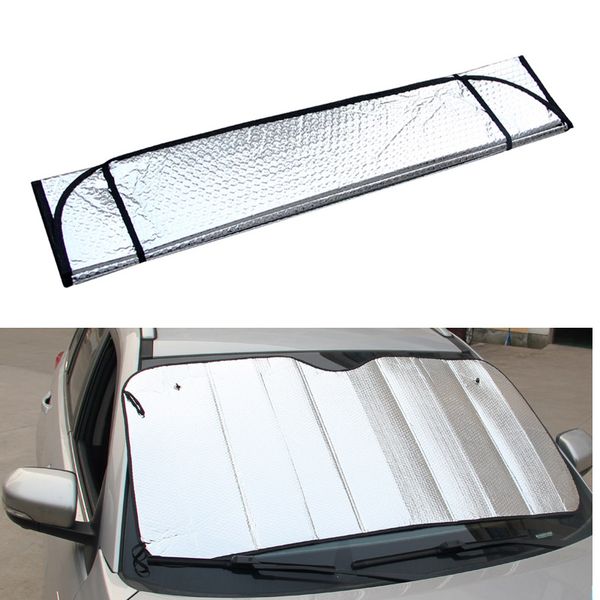 1pcs 130cmx60cm universal car window reflective shades auto windshield sun shade block visor dashboard block heat reflective
1pcs 130cmx60cm universal car window reflective shades auto windshield sun shade block visor dashboard block heat reflective