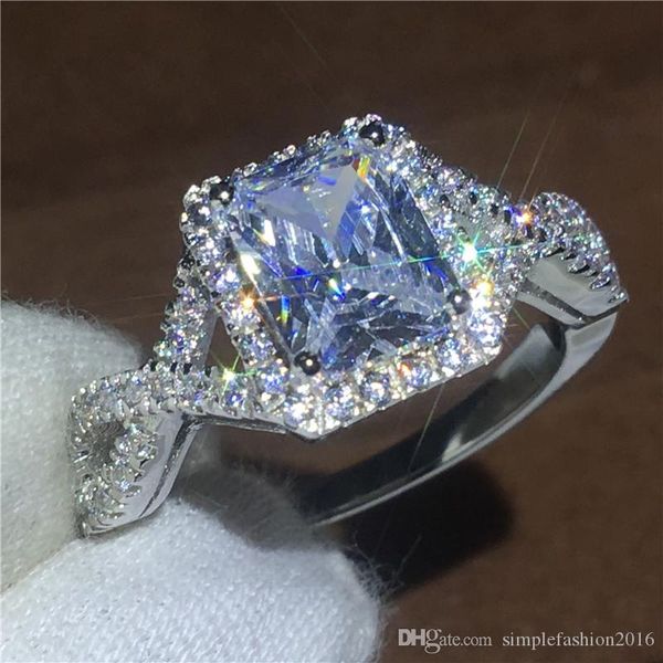 fashion princess cut 5a zircon cz ring 925 sterling silver engagement wedding band rings for women men bijoux, Slivery;golden
fashion princess cut 5a zircon cz ring 925 sterling silver engagement wedding band rings for women men bijoux, Slivery;golden