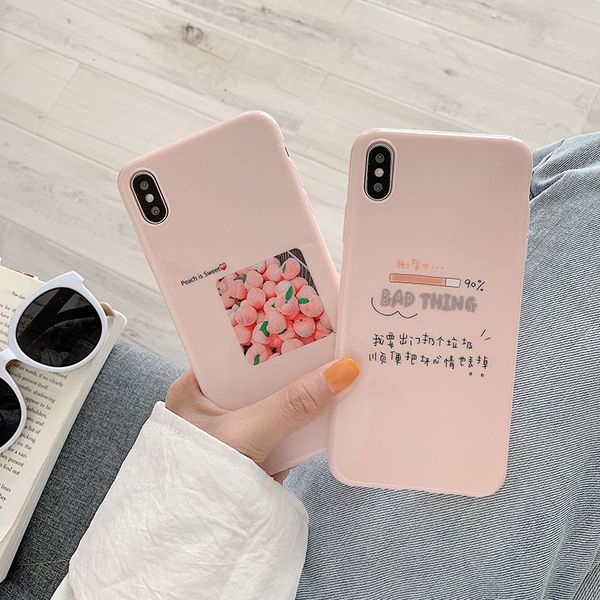 peach p phone case pink girl style for iphone xs max xr 6 7 8 x plus glossy tpu soft cell phone cases
peach p phone case pink girl style for iphone xs max xr 6 7 8 x plus glossy tpu soft cell phone cases