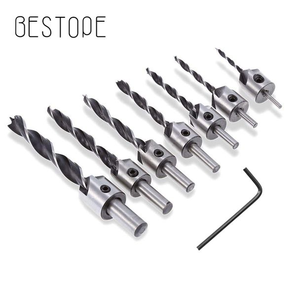 4pcs/7pcs flute countersink drills bits countersunk head drilling bit set 3 tips woodworking drill 3,4,5,6,7,8,10mm
4pcs/7pcs flute countersink drills bits countersunk head drilling bit set 3 tips woodworking drill 3,4,5,6,7,8,10mm