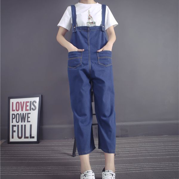 women ladies pluse size denim strap jean jumpsuit loose fitting sleeveless casual feminino overalls dungarees playsuit, Black;white
women ladies pluse size denim strap jean jumpsuit loose fitting sleeveless casual feminino overalls dungarees playsuit, Black;white