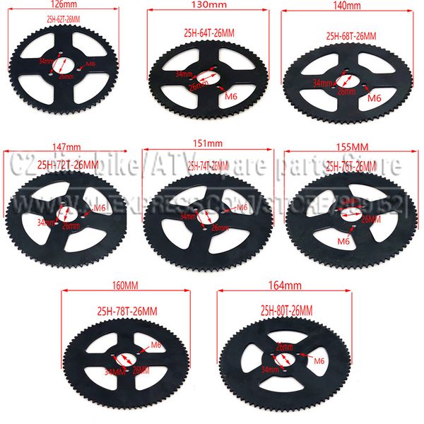 60 62 64 66 68 70 72 74 76 78 80 t tooth 25h 26mm rear sprocket mini moto atv quad dirt pit pocket bike chopper 47cc 49cc
60 62 64 66 68 70 72 74 76 78 80 t tooth 25h 26mm rear sprocket mini moto atv quad dirt pit pocket bike chopper 47cc 49cc