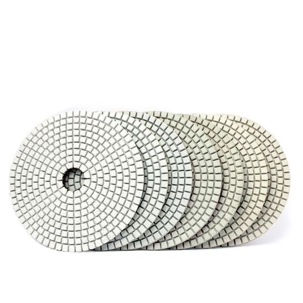7pcs/set 5" diamond polishing pad 150mm flexible wet for stone granite marble concrete polish pack mix grit grinding disc
7pcs/set 5" diamond polishing pad 150mm flexible wet for stone granite marble concrete polish pack mix grit grinding disc