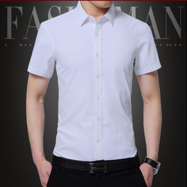 2020 new summer plus size business&casual men dress shirt short sleeve shirt solid color slim fit man shirts, White;black
2020 new summer plus size business&casual men dress shirt short sleeve shirt solid color slim fit man shirts, White;black