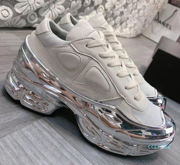 designer sneakers raf simons oversized sneaker ozweego shoe men women luxury designer shoes in silver metallic effect sole sport trainer 2ct, Black
designer sneakers raf simons oversized sneaker ozweego shoe men women luxury designer shoes in silver metallic effect sole sport trainer 2ct, Black