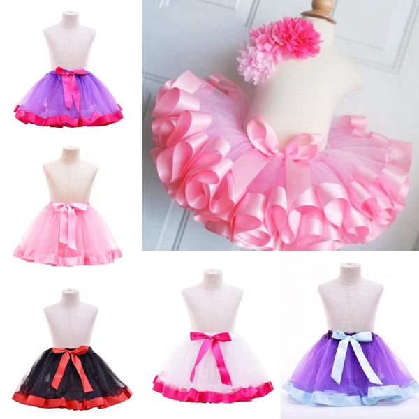 colorful girls ribbon lined tutu skirts kids 3layers tulle ballet dance pettiskirts underskirts children party skirts 30pcs/lot
colorful girls ribbon lined tutu skirts kids 3layers tulle ballet dance pettiskirts underskirts children party skirts 30pcs/lot