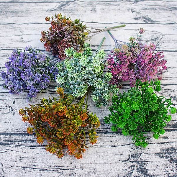 28 heads succulents artificial plants fall fake leaves plastic succulent plants lotus grass for garden wedding decoration
28 heads succulents artificial plants fall fake leaves plastic succulent plants lotus grass for garden wedding decoration