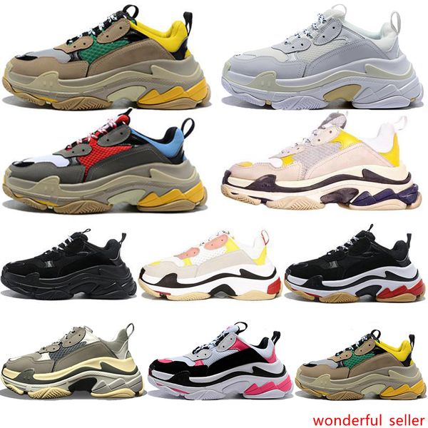 luxury triple s paris designer chaussures fashion mens women casual dad shoes trainers increasing vintage beige leather platform sneakers
luxury triple s paris designer chaussures fashion mens women casual dad shoes trainers increasing vintage beige leather platform sneakers