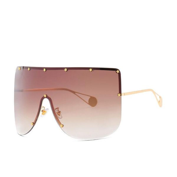 oversize designer sunglasses for men and women star pivot fashion sun glasses stylish rimless eyewear oculos de sol, White;black
oversize designer sunglasses for men and women star pivot fashion sun glasses stylish rimless eyewear oculos de sol, White;black
