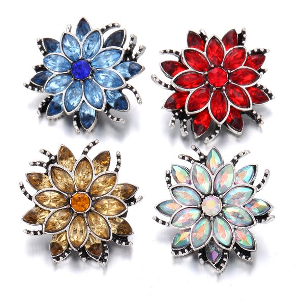 6pcs/lot new snap jewelry diy crystal rhinestone 18mm flower snap buttons fit 18mm bracelets bangles women button jewelry, Golden;silver
6pcs/lot new snap jewelry diy crystal rhinestone 18mm flower snap buttons fit 18mm bracelets bangles women button jewelry, Golden;silver
