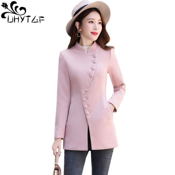 uhytgf fashion autumn winter wool coat women small fragrance quality short woolen coat women pure color wild slim coats 948, Black
uhytgf fashion autumn winter wool coat women small fragrance quality short woolen coat women pure color wild slim coats 948, Black