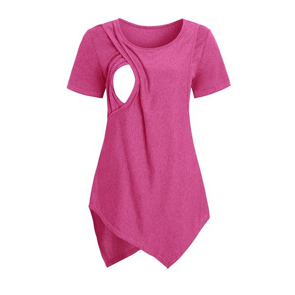 women's maternity breastfeeding clothes nursing solid short sleeve blouse t-shirt embarazada clothes for pregnant women cd, White
women's maternity breastfeeding clothes nursing solid short sleeve blouse t-shirt embarazada clothes for pregnant women cd, White