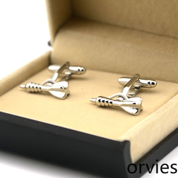 2020 designer dart cufflinks sports shape cufflinks funny shape sleeve nails men, Silver
2020 designer dart cufflinks sports shape cufflinks funny shape sleeve nails men, Silver