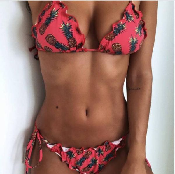 new pineapple printed bikini lotus edge swimsuit lady's belt swimsuit europe and america
new pineapple printed bikini lotus edge swimsuit lady's belt swimsuit europe and america