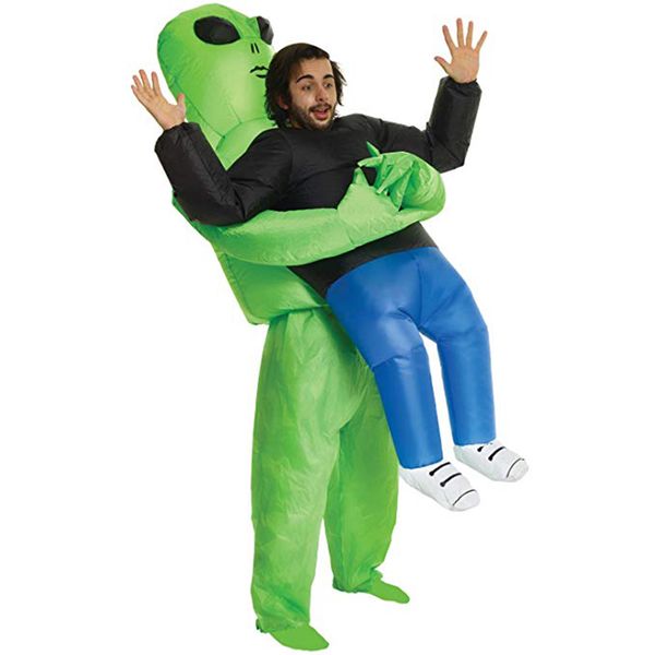 inflatable monster costume scary green alien cosplay costume for woman children halloween party festival stage performance, Black
inflatable monster costume scary green alien cosplay costume for woman children halloween party festival stage performance, Black