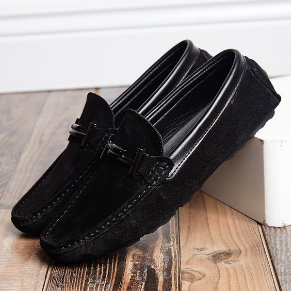 men's brand fashion casual soft loafers suede boat shoes male footwear drivings summer moccasins hommes plus size 11, Black
men's brand fashion casual soft loafers suede boat shoes male footwear drivings summer moccasins hommes plus size 11, Black