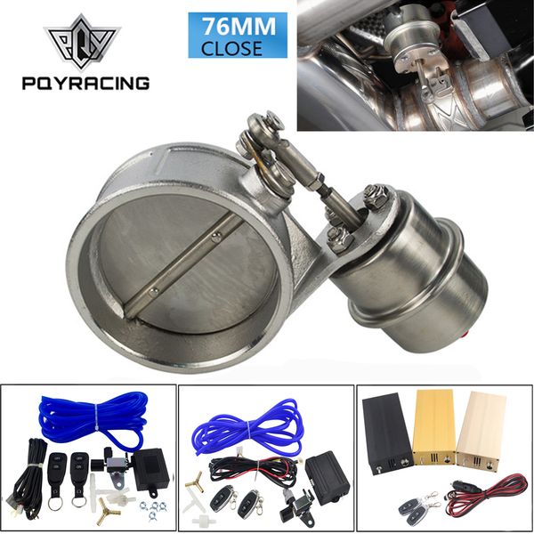 pqy - exhaust control valve with vacuum actuator cutout 3" 76mm pipe closed with rod wireless remote controller set
pqy - exhaust control valve with vacuum actuator cutout 3" 76mm pipe closed with rod wireless remote controller set