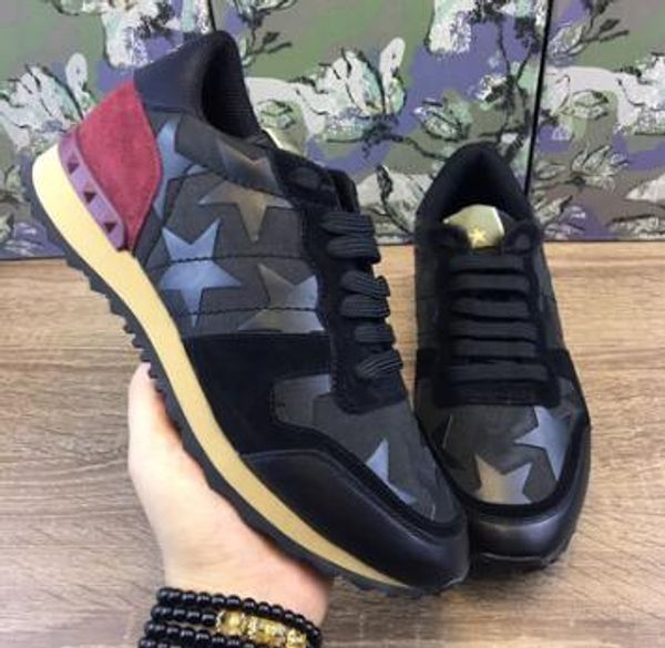designer star studded shoes women men mesh leather camouflage studded shoes combo stars rock runner metallic lace-up shoes rock studs 03, Black
designer star studded shoes women men mesh leather camouflage studded shoes combo stars rock runner metallic lace-up shoes rock studs 03, Black