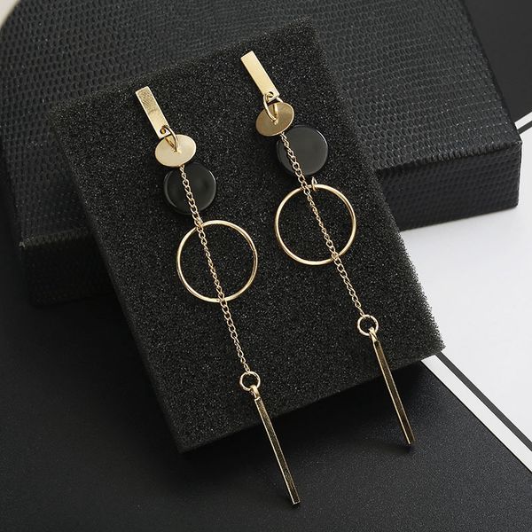 shuangr korean fashion long slope geometric asymmetry rhinestone circle earrings acrylic earring for women party jewelry gift, Silver
shuangr korean fashion long slope geometric asymmetry rhinestone circle earrings acrylic earring for women party jewelry gift, Silver