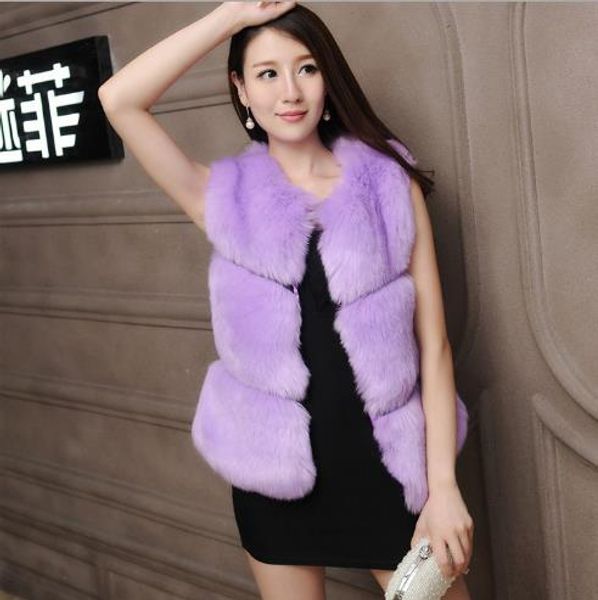 furry 2019 winter women's faux fur coat artificial fur vest furry vests femme jackets plus size fake gilet z418, Black
furry 2019 winter women's faux fur coat artificial fur vest furry vests femme jackets plus size fake gilet z418, Black