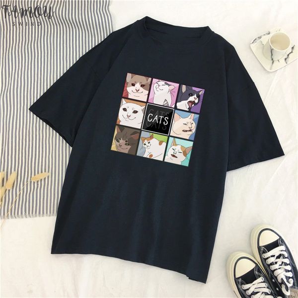 fun cute cat spoof tees casual ins cartoon loose harajuku women shirt album dropshipping clothes short sleeve punk, White
fun cute cat spoof tees casual ins cartoon loose harajuku women shirt album dropshipping clothes short sleeve punk, White