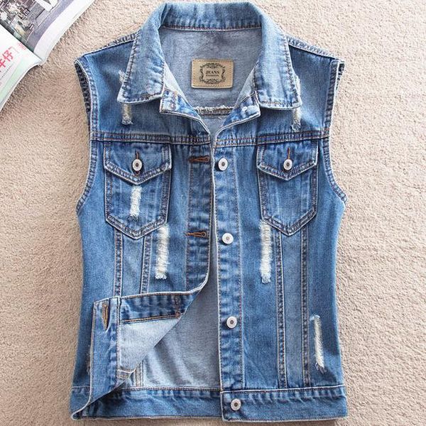 new summer short denim women vest casual slim single breasted colete feminino sleeveless jeans tank, Black;white
new summer short denim women vest casual slim single breasted colete feminino sleeveless jeans tank, Black;white