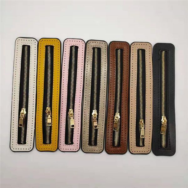1pc custom diy woven bag hardware pu leather accessories woven bag zipper accessory sewing zip garment jeans tools zipper, Black
1pc custom diy woven bag hardware pu leather accessories woven bag zipper accessory sewing zip garment jeans tools zipper, Black
