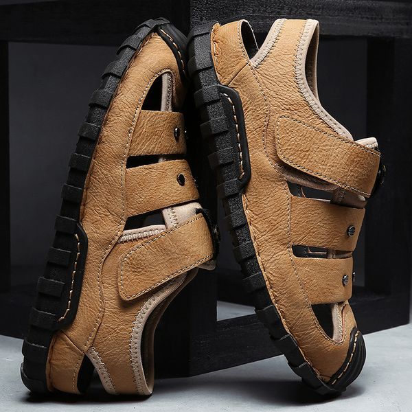 men sandals summer soft beach sandals 2020 new comfortable men shoes handmade leather big size outdoor roman, Black
men sandals summer soft beach sandals 2020 new comfortable men shoes handmade leather big size outdoor roman, Black