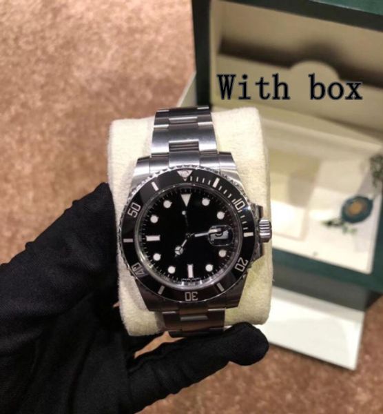 Top Quality Luxury Wristwatch Original Box Black Ceramic Bezel Dial SUB 116610 16610 Stainless Steel Automatic Mens Men's Watch Watches
Top Quality Luxury Wristwatch Original Box Black Ceramic Bezel Dial SUB 116610 16610 Stainless Steel Automatic Mens Men's Watch Watches