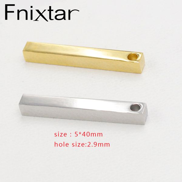 fnixtar stainless steel stamping bar blank long square bar pendant charms for layering necklace diy making 5*40mm 20piece/lot, Bronze;silver
fnixtar stainless steel stamping bar blank long square bar pendant charms for layering necklace diy making 5*40mm 20piece/lot, Bronze;silver