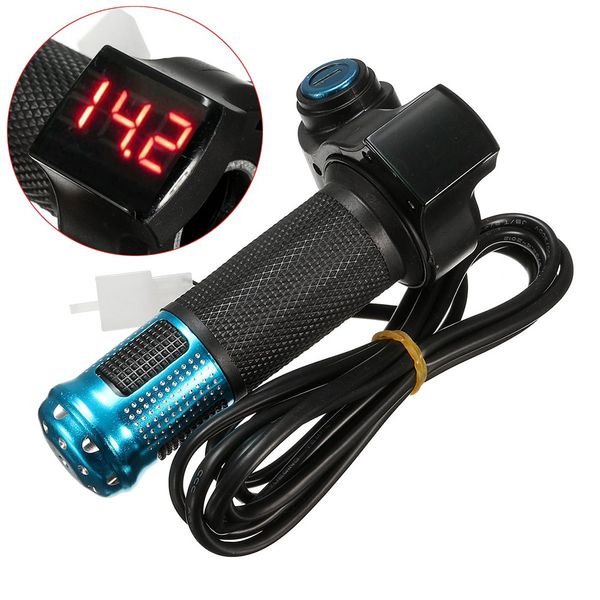 2pcs electric bicycle throttle grip scooter handlebar with led digital meter tube + 2 keys
2pcs electric bicycle throttle grip scooter handlebar with led digital meter tube + 2 keys