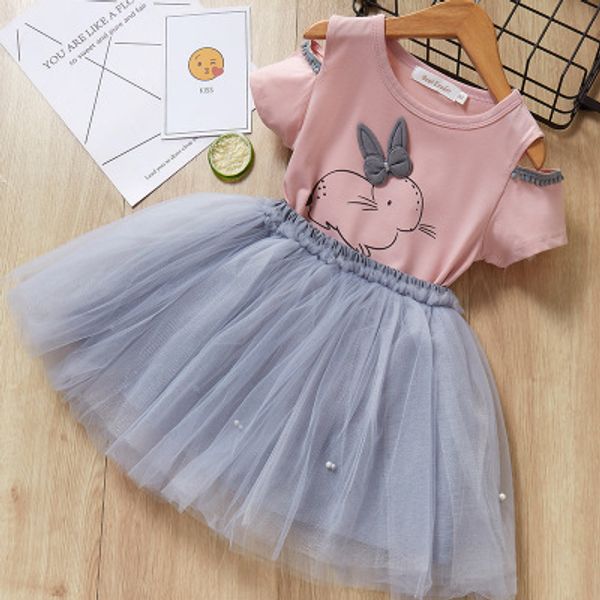girls clothing sets new summer fashion style cartoon rabbit printed t-shirts+pink dress 2pcs girls clothes sets, Red;yellow
girls clothing sets new summer fashion style cartoon rabbit printed t-shirts+pink dress 2pcs girls clothes sets, Red;yellow