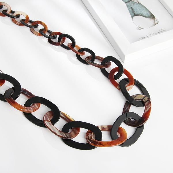 2019 statement big long chain acrylic necklaces for women geometric round resin link chain pendants female necklace jewelry, Silver
2019 statement big long chain acrylic necklaces for women geometric round resin link chain pendants female necklace jewelry, Silver