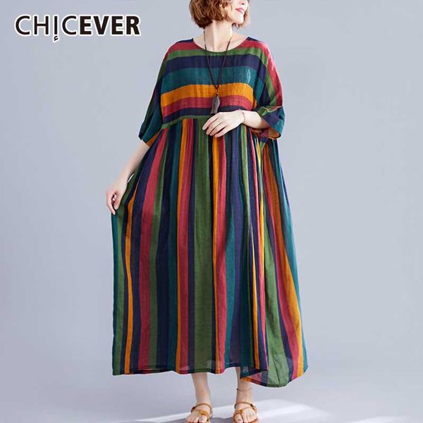 casual dresses chicever vintage striped hit color women's dress o neck short sleeve pocket maxi female 2021 summer clothes, Black;gray
casual dresses chicever vintage striped hit color women's dress o neck short sleeve pocket maxi female 2021 summer clothes, Black;gray